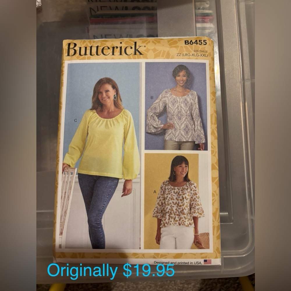 Butterick Women's Blouse Sewing Pattern